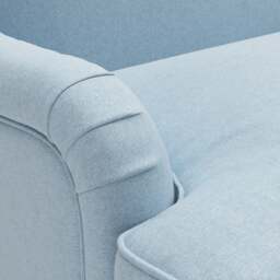 Armchair - Sky blue - House Linen Mix - Ashbee - The Cotswold Company - thumbnail 5