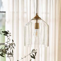 Harper Antique Brass Pendant - Home Accessories - The Cotswold Company - thumbnail 3