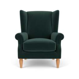Alice Armchair - Lake - Matt Velvet - The Cotswold Company - thumbnail 2