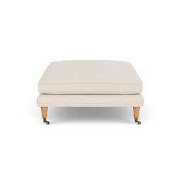 Foot Stool - Cream - House Weave - Taylor - The Cotswold Company - thumbnail 3