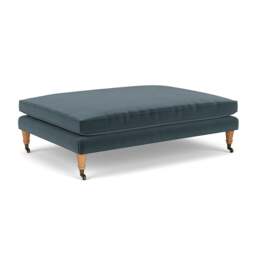 Foot Stool - Night Sky - Matt Velvet - Taylor - The Cotswold Company - thumbnail 1