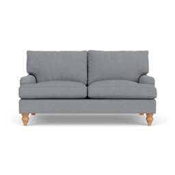 Large 2 Seater Sofa - Blue Marl - House Weave - Morris - The Cotswold Company - thumbnail 2