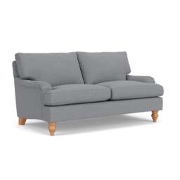 Large 2 Seater Sofa - Blue Marl - House Weave - Morris - The Cotswold Company