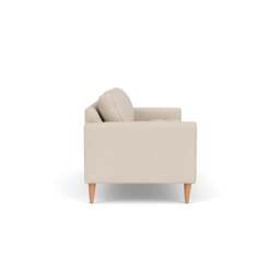 4 Seater Sofa - Lily White - House Linen Mix - Saxon - The Cotswold Company - thumbnail 3