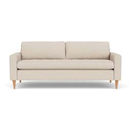 4 Seater Sofa - Lily White - House Linen Mix - Saxon - The Cotswold Company - thumbnail 2