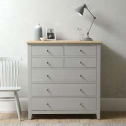 7 Drawer Chest - Chester Dove Grey - The Cotswold Company - thumbnail 1