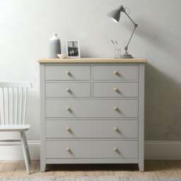 7 Drawer Chest - Chester Dove Grey - The Cotswold Company - thumbnail 2
