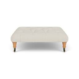 Foot Stool - Natural - Broadway Stripe - Amelia - The Cotswold Company - thumbnail 2