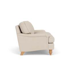 Large 2 Seater Sofa - Lily White - House Linen Mix - Morris - The Cotswold Company - thumbnail 3