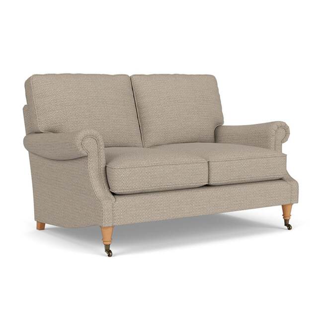 Taylor High Back Large 2 Seater - Natural - Herringbone Weave - The Cotswold Company - image 1