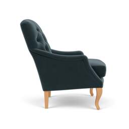 Armchair - Night Sky - Matt Velvet - Olivia - The Cotswold Company - thumbnail 3
