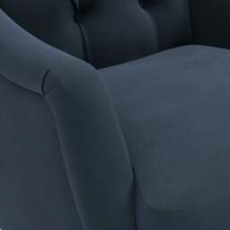 Armchair - Night Sky - Matt Velvet - Olivia - The Cotswold Company - thumbnail 4