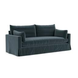 4 Seater Sofa - Night Sky - Matt Velvet - Ashton - The Cotswold Company - thumbnail 1