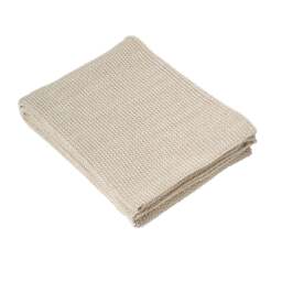 Chunky Knit Throw Ivory - Home Accessories - The Cotswold Company - thumbnail 4