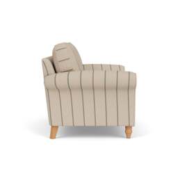 2 Seater Sofa - Charcoal - Compton Stripe - Hurley - The Cotswold Company - thumbnail 3