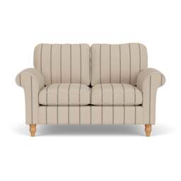 2 Seater Sofa - Charcoal - Compton Stripe - Hurley - The Cotswold Company - thumbnail 2