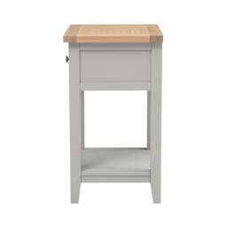 1 Drawer Bedside Table - Chester Dove Grey - The Cotswold Company - thumbnail 6