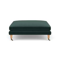 Foot Stool - Lake - Matt Velvet - Taylor Small - The Cotswold Company - thumbnail 3