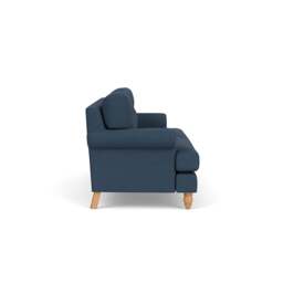 4 Seater Sofa - Indigo - House Linen Mix - Talbot - The Cotswold Company - thumbnail 3