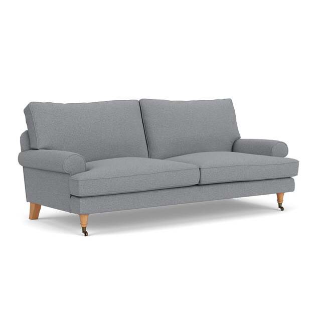 3 Seater Sofa - Blue Marl - House Weave - Stewart - The Cotswold Company - image 1