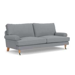 3 Seater Sofa - Blue Marl - House Weave - Stewart - The Cotswold Company - thumbnail 1