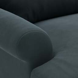 Talbot Armchair - Lake - Matt Velvet - The Cotswold Company - thumbnail 5
