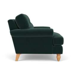 Talbot Armchair - Lake - Matt Velvet - The Cotswold Company - thumbnail 3