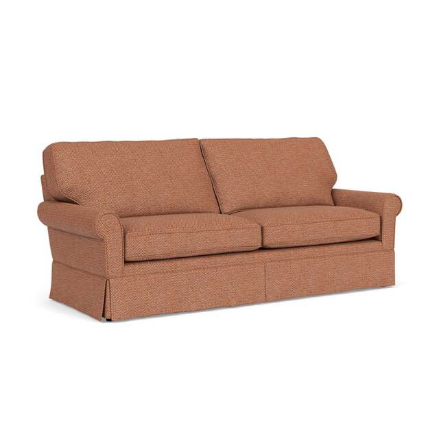 4 Seater Sofa - Brick - Herringbone Weave - Dawson - The Cotswold Company - image 1
