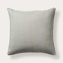 Lansdown Ticking Stripe Cushion Apple - Home Accessories - The Cotswold Company