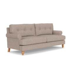 4 Seater Sofa - Natural Mix - Textured Weave - Talbot - The Cotswold Company - thumbnail 1
