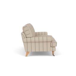 Stewart 3 Seater - Charcoal - Compton Stripe - The Cotswold Company - thumbnail 3