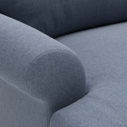 Armchair - Indigo - House Linen Mix - Talbot - The Cotswold Company - thumbnail 5