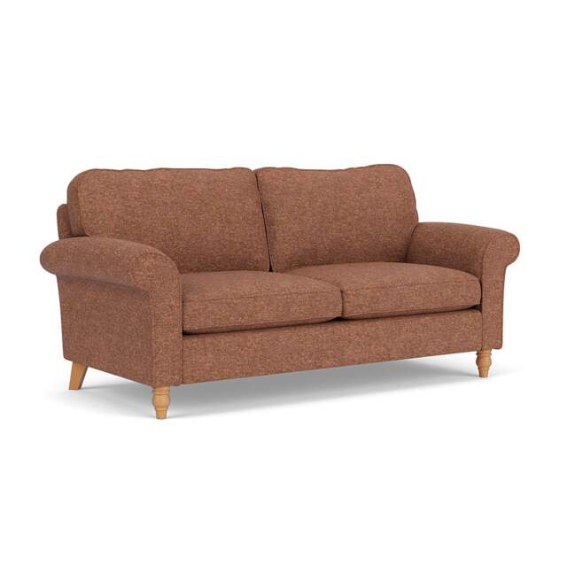 3 Seater Sofa - Brick Marl - Aquaclean Oxford - Hurley - The Cotswold Company - image 1