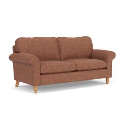 3 Seater Sofa - Brick Marl - Aquaclean Oxford - Hurley - The Cotswold Company - thumbnail 1