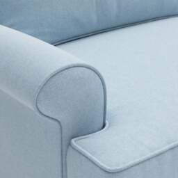 Armchair - Sky blue - House linen mix - Stewart - The Cotswold Company - thumbnail 4