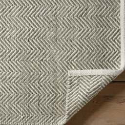 Milton Herringbone Rug Moss 120x170cm - Home Accessories - The Cotswold Company - thumbnail 3