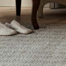 Milton Herringbone Rug Moss 120x170cm - Home Accessories - The Cotswold Company - thumbnail 1