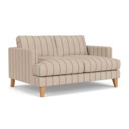 Jackson Large 2 Seater - Raspberry - Compton Stripe - The Cotswold Company