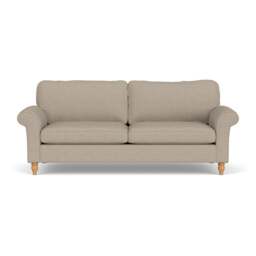 4 Seater Sofa - Natural - Herringbone Weave - Hurley - The Cotswold Company - thumbnail 2