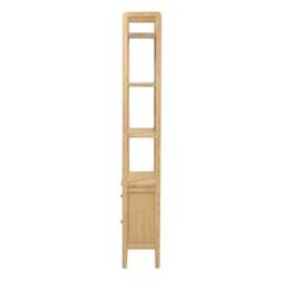 Berkeley Nordic Oak Slim Open Bookcase - The Cotswold Company - thumbnail 5