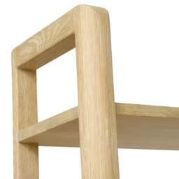 Berkeley Nordic Oak Slim Open Bookcase - The Cotswold Company - thumbnail 6