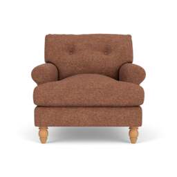 Armchair - Brick Marl - Aquaclean Oxford - Talbot - The Cotswold Company - thumbnail 2