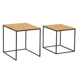 Nesting Side Tables - Weston Oak - The Cotswold Company - thumbnail 4