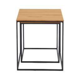 Nesting Side Tables - Weston Oak - The Cotswold Company - thumbnail 7