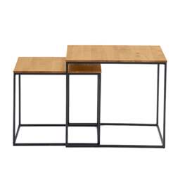 Nesting Side Tables - Weston Oak - The Cotswold Company - thumbnail 6