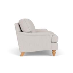 2 Seater Sofa - Soft White - Luxury Italian Linen - Morris - The Cotswold Company - thumbnail 3