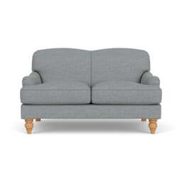 2 Seater Sofa - Navy - Herringbone Weave - Ashbee - The Cotswold Company - thumbnail 2