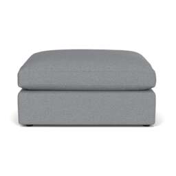 Foot Stool - Blue Marl - House Weave - Clarke Large - The Cotswold Company - thumbnail 2