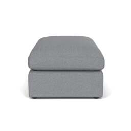 Foot Stool - Blue Marl - House Weave - Clarke Large - The Cotswold Company - thumbnail 3