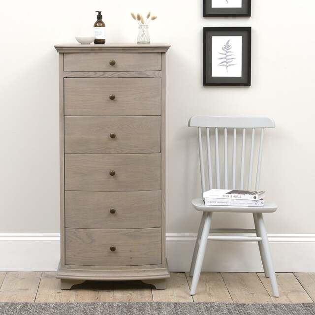 Winchcombe Smoked Oak Vanity Tallboy - The Cotswold Company - image 1